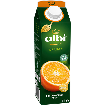 albi Fruchtsaft Orange 6 x 1 l/Pack.