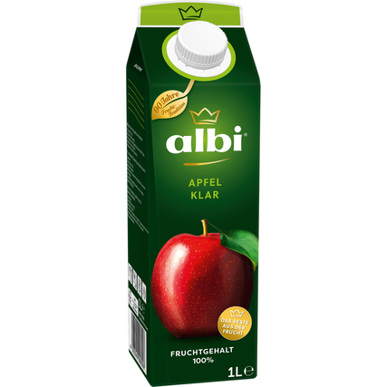albi Fruchtsaft Apfel klar 6 x 1 l/Pack.