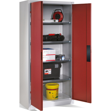 C+P Werkzeugschrank 700 kg 930 x 1.950 x 500 mm (B x H x T) rubinrot Produktbild pa_ohnedeko_1 XL