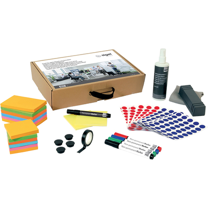 SIGEL Whiteboard Meet up Bundle Wall rail Produktbild pa_produktabbildung_3 XL