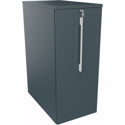 Beistellcontainer 463 x 1.115 x 800 mm (B x H x T) links offen lavagrau Produktbild pa_produktabbildung_1 XL