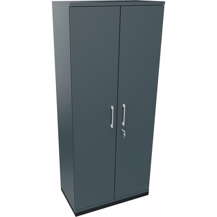 Flügeltürenschrank endless 800 x 1.869 x 442 mm (B x H x T) anthrazit metallic lavagrau Produktbild pa_produktabbildung_1 XL