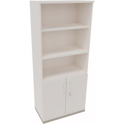 Regalschrank endless 800 x 1.869 x 442 mm (B x H x T) silberaluminium diamant weiß Produktbild pa_produktabbildung_1 XL