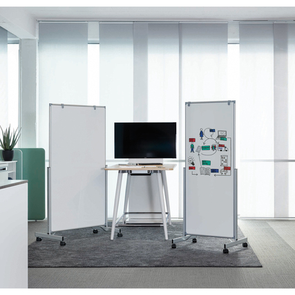 MAUL Whiteboard MAULpro easy2move 100 x 180 cm (B x H) Produktbild pa_ohnedeko_2 XL