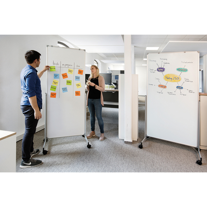 MAUL Whiteboard MAULpro easy2move 100 x 180 cm (B x H) Produktbild pa_ohnedeko_1 XL