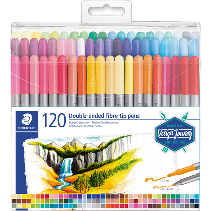 STAEDTLER® Doppelfasermaler Twin-tip pen 120 St./Pack. Produktbild pa_produktabbildung_1 XL
