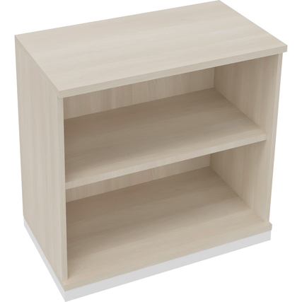 Regal endless 2 Ordnerhöhen 800 x 781 x 442 mm (B x H x T) verkehrsweiß akazie hell Produktbild pa_produktabbildung_1 XL