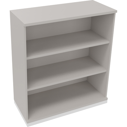 Regal endless 3 Ordnerhöhen 1.000 x 1.133 x 442 mm (B x H x T) verkehrsweiß lichtgrau Produktbild pa_produktabbildung_1 XL