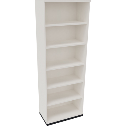 Regal endless 6 Ordnerhöhen 800 x 2.221 x 442 mm (B x H x T) anthrazit metallic diamant weiß Produktbild pa_produktabbildung_1 XL