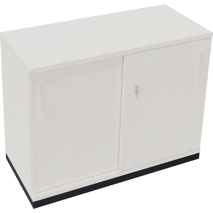 Schiebetürenschrank endless 2 Ordnerhöhen anthrazit metallic diamantweiß Produktbild pa_produktabbildung_1 XL