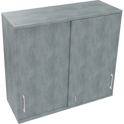 Aufsatzschrank endless 1.200 x 1.088 x 442 mm (B x H x T) 3 Ordnerhöhen beton hell Produktbild pa_produktabbildung_1 XL