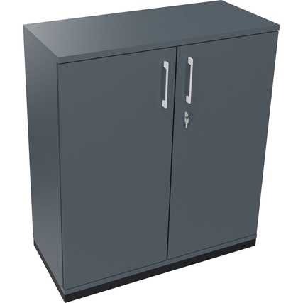 Flügeltürenschrank endless 1.000 x 1.133 x 442 mm (B x H x T) anthrazit metallic lavagrau Produktbild pa_produktabbildung_1 XL