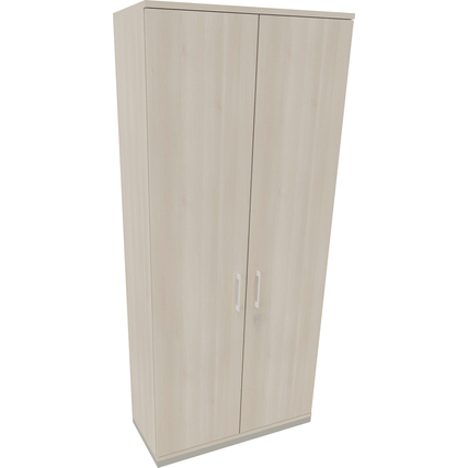 Flügeltürenschrank endless 1.000 x 2.221 x 442 mm (B x H x T) silberaluminium akazie hell Produktbild pa_produktabbildung_1 XL