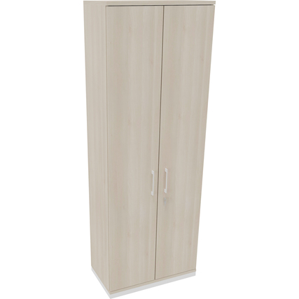 Flügeltürenschrank endless 800 x 2.221 x 442 mm (B x H x T) verkehrsweiß akazie hell Produktbild pa_produktabbildung_1 XL