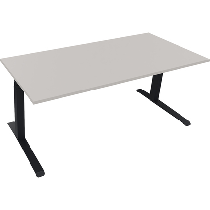 Schreibtisch all in one 1.800 x 645-1.275 x 800 mm (B x H x T) lichtgrau anthrazit metallic Produktbild pa_produktabbildung_1 XL