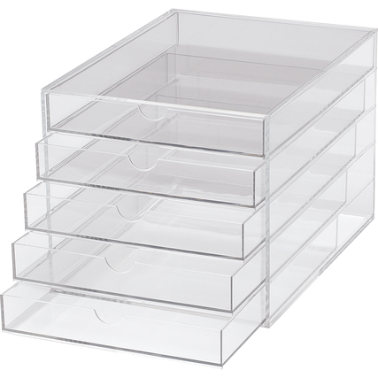 MAUL Schubladenbox Acryl 5 Schubladen Produktbild pa_produktabbildung_2 XL