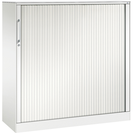 C+P Rollladenschrank Asisto 3 Ordnerhöhen 1.200 x 1.310 x 435 mm (B x H x T) verkehrsweiß verkehrsweiß Produktbild pa_produktabbildung_1 XL