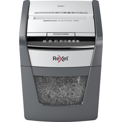 Rexel® Aktenvernichter Optimum AutoFeed+ 50X Produktbild pa_ohnedeko_1 XL