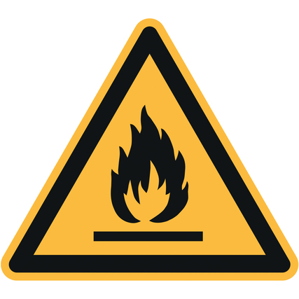 Hinweisschild Warnung vor feuergefährlichen Stoffen Produktbild pa_produktabbildung_1 XL