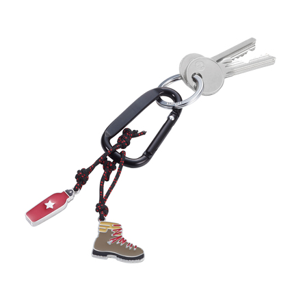 TROIKA® Schlüsselanhänger WANDERFREUND Wanderschuh, Trinkflasche Produktbild pa_ohnedeko_1 XL