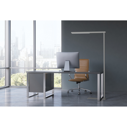 MAUL Stehleuchte MAULjet silber Produktbild pa_ohnedeko_1 XL