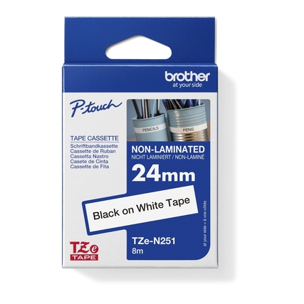 Brother Schriftbandkassette P-touch TZe-N251 24 mm x 8 m (B x L) Produktbild pa_produktabbildung_1 XL