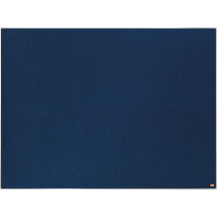 Blaue Pinnwand mit schlankem Rahmen und großer Nutzfläche, ohne Sichtbare Montage.
