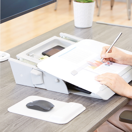 Fellowes® Konzepthalter Hana LT weiß Produktbild pa_ohnedeko_1 XL