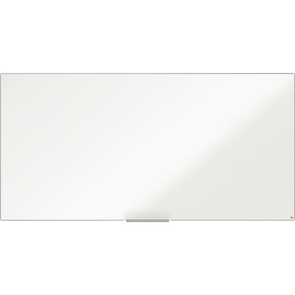 Weißes Whiteboard mit elegantem Rahmen und einer Breite von 240 cm und Höhe von 120 cm.