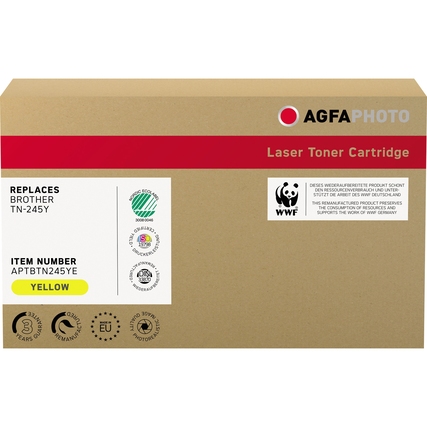 AgfaPhoto Toner Kompatibel mit Brother TN-245Y gelb Produktbild pa_produktabbildung_1 XL