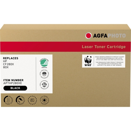 AgfaPhoto Toner schwarz Kompatibel mit HP 80X Produktbild pa_produktabbildung_1 XL