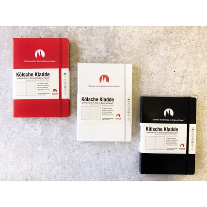 Notizbuch Ortloffs Kölsche Kladde DIN A5 punktkariert (dotted) rot Produktbild pa_stellvertreter_1 XL