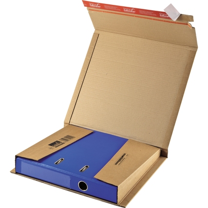 ColomPac® Versandkarton Universell Innenmaße: 32 x 3,5-8 x 29 cm (B x H x T) Außenmaße: 36,5 x 8,5 x 30 cm (B x H x T) Wellpappe braun