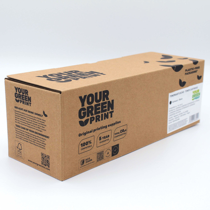 Braune Verpackung für die Trommel kompatibel mit HP 32A (CF232A) auf neutralem Hintergrund.