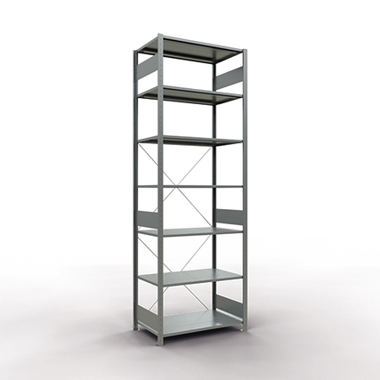 SCHULTE Grundregal MULTIplus150 7 Fachböden 1.000 x 3.000 x 600 mm (B x H x T) Produktbild pa_produktabbildung_2 XL