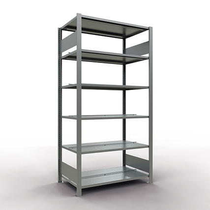 SCHULTE Grundregal MULTIplus150 beidseitig verwendbar silber Produktbild pa_produktabbildung_2 XL