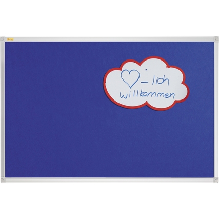 FRANKEN Pinnwand X-tra!Line blau Produktbild pa_anwendungsbeispiel_1 XL