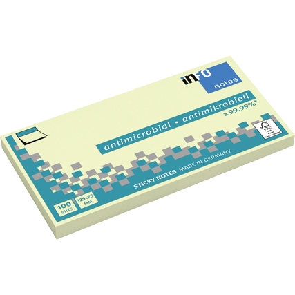 Info Haftnotiz gelb 100 Bl. 125 x 75 mm (B x H) Produktbild pa_produktabbildung_1 XL