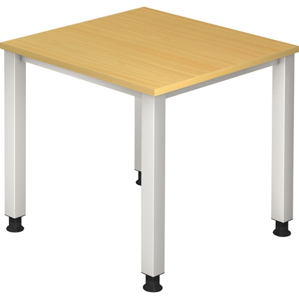 Hammerbacher Schreibtisch Q-Serie 800 x 685-810 x 800 mm (B x H x T) buche Produktbild pa_produktabbildung_1 XL