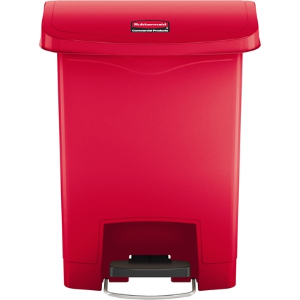 Rubbermaid Tretabfalleimer SLIM JIM® STEP-ON 28,91 x 53,64 x 44,75 cm (B x H x T) 30l Kunststoff rot