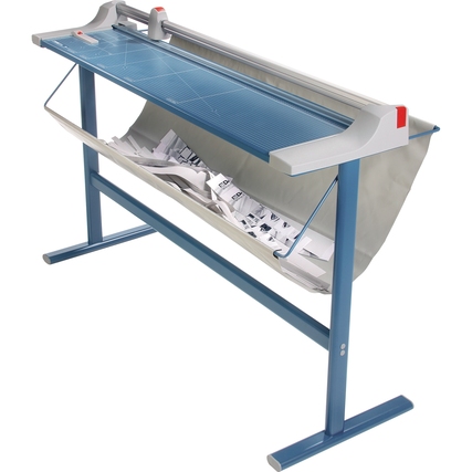 Untergestell für Schneidemaschine mit Auffangwanne und optimaler Arbeitshöhe.