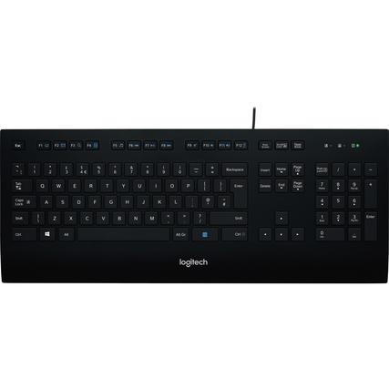 Logitech Tastatur K280e Windows® universell USB-A schwarz