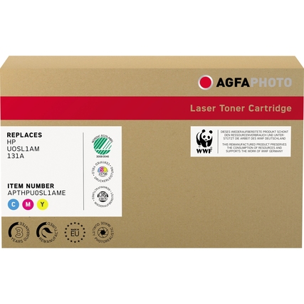 AgfaPhoto Toner Kompatibel mit HP 131A cyan, magenta, gelb Produktbild pa_produktabbildung_1 XL