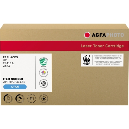 AgfaPhoto Toner Kompatibel mit HP 410A cyan Produktbild pa_produktabbildung_1 XL