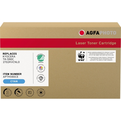 AgfaPhoto Toner Kompatibel mit KYOCERA TK-590C cyan Produktbild pa_produktabbildung_1 XL