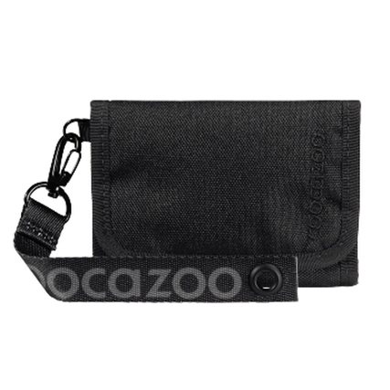 COOCAZOO Geldbörse 12 x 1,5 x 8 cm (B x H x T) Reißverschluss, Klettverschluss Polyester mehrfarbig Black Coal