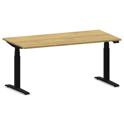 NowyStyl Schreibtisch eModel 2.0 natural hickory jet black Produktbild pa_produktabbildung_1 XL