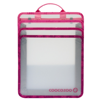 COOCAZOO Heftbox CheckBag 25,5 x 33 x 15 cm (B x H x T) DIN A4 Kunststoff berry
