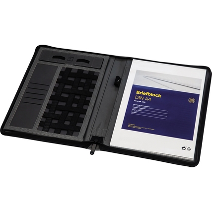 Schreibmappe Hamburg grau Produktbild pa_produktabbildung_1 XL