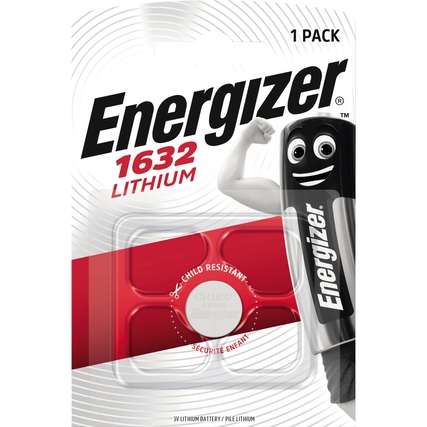 Energizer® Knopfzelle Lithium CR1632 130 mAh Produktbild pa_produktabbildung_1 XL
